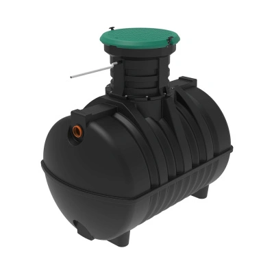 Автономная канализация Rostok Ground 8 Pro с горловиной 600 мм и принудительным отведением стоков 