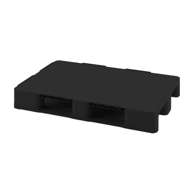 Универсальный сплошной пластиковый поддон 1200х800 на двух полозьях 