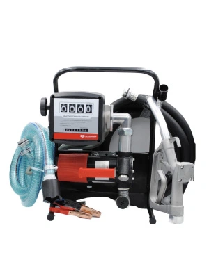 DCTP60ST - Переносной комплект для ДТ и керосина 24В (мех. счетчик, мех. пист.), 60 л/мин