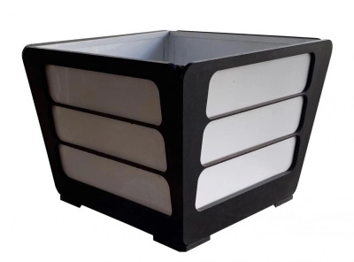 Цветочница стальная «Кротон»