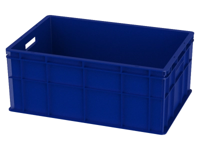 Ящик универсальный пищевой 600х400х250, сплошной легкий 