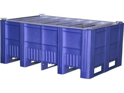 Емкость 1200х1740х740 с решеткой, для IBC, арт. ПдО 1100 Cr c решеткой синий, код: 22392
