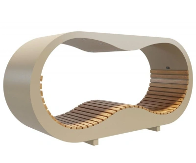 Умная скамейка Эко-портал С солнечной панелью