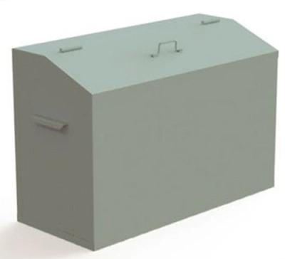 Контейнер для ветоши МК-1-100 1000x400x(500)670 мм Серый