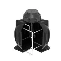 Колодец КС-5М с каркасом, с дополнительной горловиной H200 и крышкой D560 мм