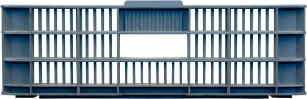 Ящик перфорированный 740×465×145, арт.: 401-А, объём 30, серый, код: 00454