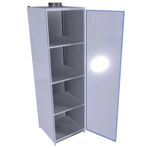 Шкаф для аккумуляторов ШМА-01-02 520x540x1870 мм Синий