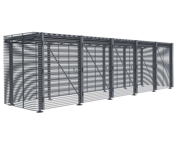 Контейнерная площадка для ТБО «МАФ - 6» без хозблока 2,0 м (на 1 контейнер)