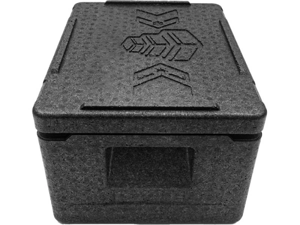 Термоконтейнер 400х300х220 14л. с крышкой, плотность 55, код: 32779