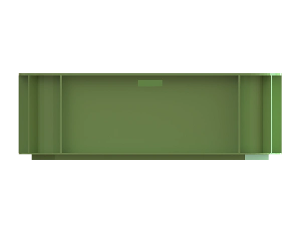 Лоток кондитерский 435x335x110, сплошной 