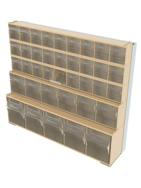 Стойка бежевая настенная/настольная Стелла-техник 401-03-01-01-B