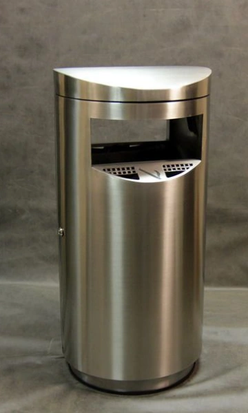 Урна-пепельница Терминал, 500х1040 мм, шлифованная, 60 л