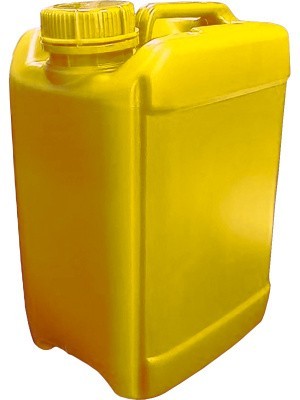Канистра 5 литров, арт. КП 5п новой формы желтый цвет, код: 28342