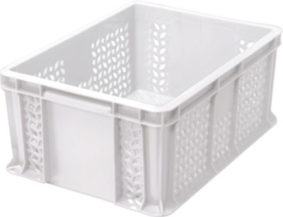 Ящик перфорированный 400×300×180, арт.: 702.01.02, объём 16.6, натуральный, код: 18632