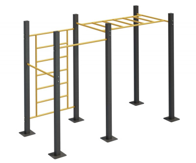 Спортивный комплекс для занятий воркаутом «Фристайл-4» (4,85 м2)
