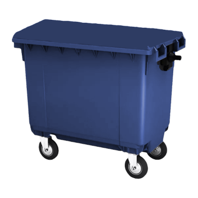 Мусорный контейнер 660л. на колесах без крышки 